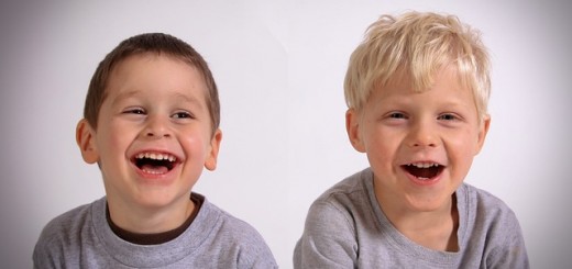A couple of boys laughing