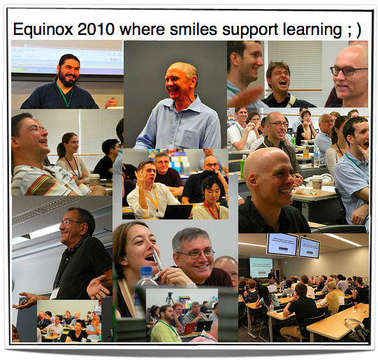 Smiles support learning