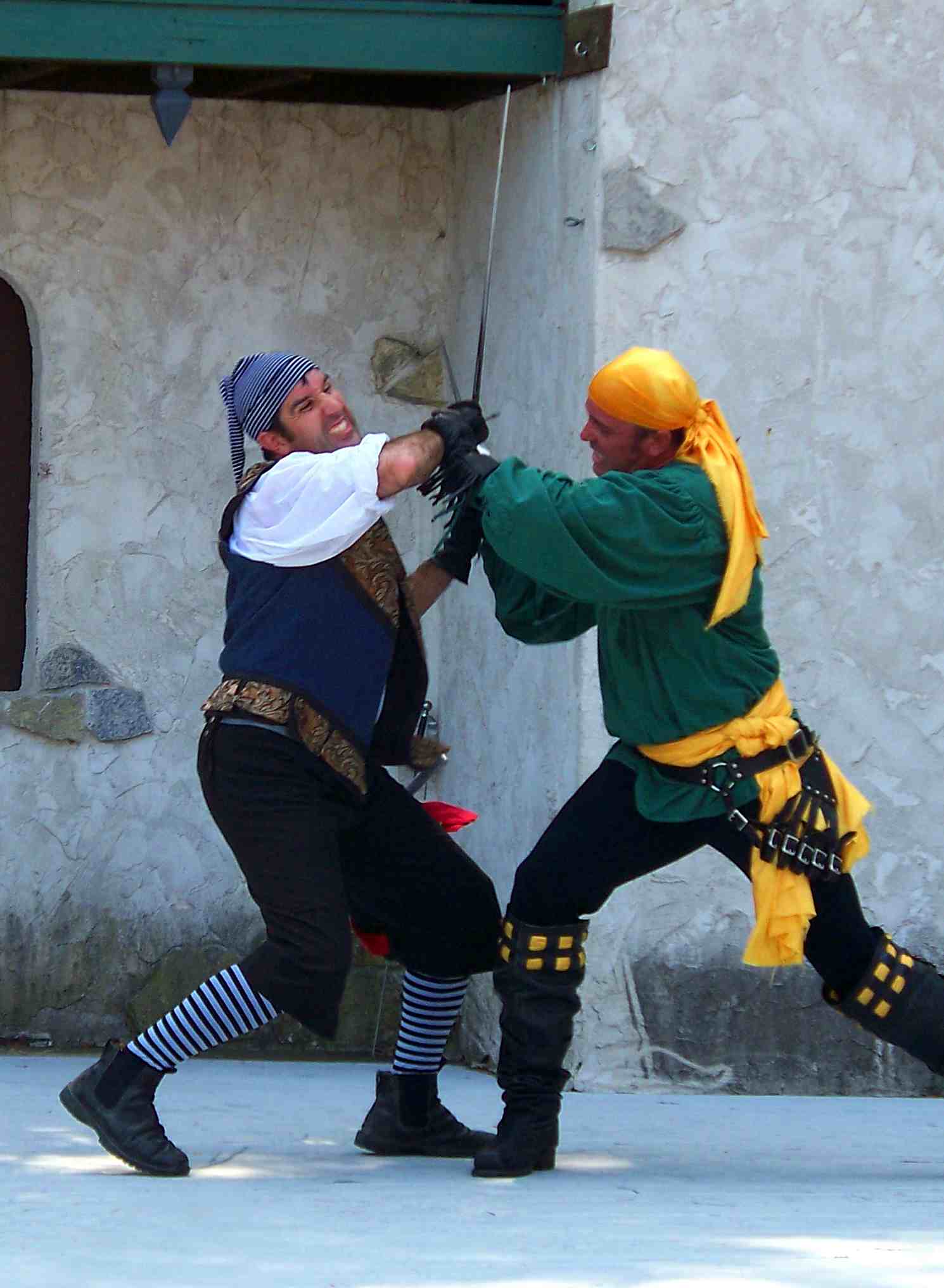 pirates fighting