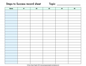 steps_to_success_record_sheet